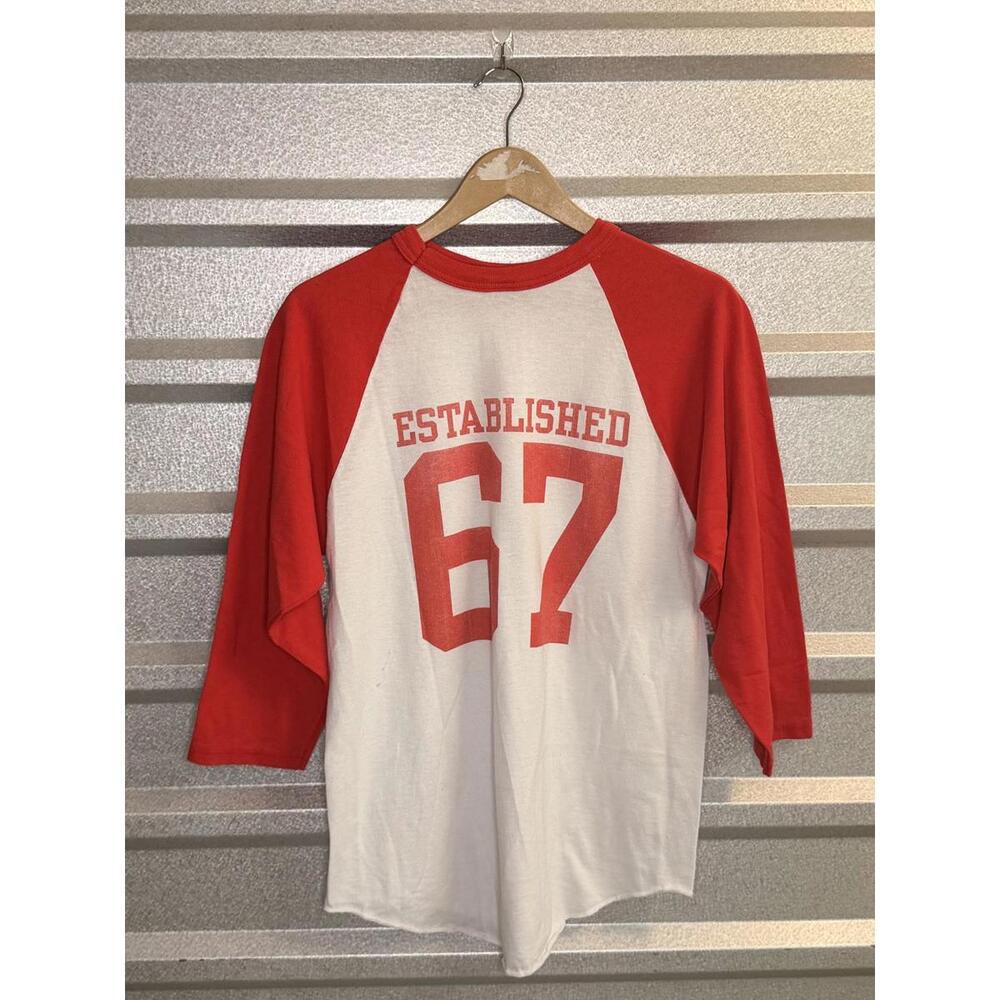 Rare 6,7 Raglan Tee "six...seven" Medium